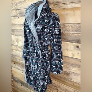 Victorias Secret PINK Holiday Reversible Robe